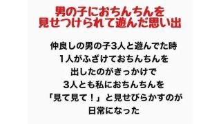 【新着同人誌】男の子におちんちんを見せつけられて遊んだ思い出のアイキャッチ画像